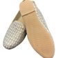 Cream Embroidered - Loafer Style Mojri - Indian Mens shoes - Mojari , Khossay -  Sherwani / Kurta - PAL2602 C (Copy)