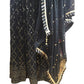Fully Embroidered Black Lehenga Set - Size 16 & 18 (42"/44") - UK Stock - 24h Dispatch - KTC2423 TT0124