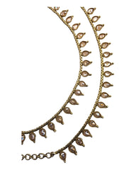 Antique Gold Finish Saree Belt, Waist / Belly Chain - Fancy Dress , Bollywood - KAJ960 C 0923