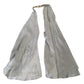 Silver Grey - Designer Ladies Short Top Palazzo Trousers Suit - Size 12 (38") - VMK KIA RR