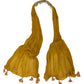 Haldi Yellow - Designer Ladies Short Top Palazzo Trousers Suit - Size 12 (38") - VMK POOJA CP