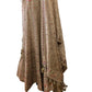 Light Brown - Delicately Embroidered Chiffon Designer Lehenga Set - UK 8-10, UK Stock - 24h Dispatch - NE2403 KKP 0724