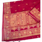 Fuchsia Pink - Traditional Handloom Banarasi Sari / Saree - with Blouse Piece - SN2402 11TY24