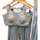 Size 12 / 38" Bust - Sky Blue - Ready Made Lehenga Set - UK Stock - 24h Dispatch - KTC241007 PK 1024