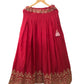 Magenta / Fuchsia Pink Ready Made Lehenga Set - Size 12 - 38"(Loosen up tp 14) ) UK Stock - 24h Dispatch - KTC24354  TJ 0324