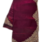 Dark Magenta - Rich Saree with Stone Work Border and Blouse Piece - UK stock - 24hr Dispatch - RS2511 TA