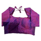 Wine - HYBRID Silky Saree blouse - With Elastic on both side for Great fit - Size 36",38", 40" S M L  - VAM1216 Ap