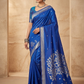 Royal Blue - Handloom Saree with Blouse Piece - UK stock - 24hr Dispatch - RT-BT006 07KJ26
