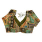 Olive / Mehndi / Henna Green - Banarasi Brocade Saree / Lehenga blouse - 36" Bust (UK 10) Can be let out to size 12  - VFJ204 01KP25
