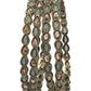 Antique Gold Finish Light Green Reverse Stone Bangles (Set of 4) - Mix N Match - NBA2401Jp