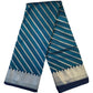 Blue - Traditional Handloom Banarasi Sari / Saree - with Blouse Piece - SN2405 11TP24