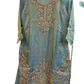 UK 18 / 44" - Sky Blue - Ladies Sharara / Palazzo Trousers Suit - UK Stock - Sangeet / Henna / Weddings - HEL23927 TP