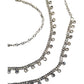 Silver Finish Saree Belt, Waist / Belly Chain - Fancy Dress , Bollywood - DAJ348 A 0923