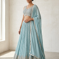 SALE ! Size UK 16 (42") Light Blue Pastel - Lehenga Set - Mehndi / Sangeet / Bridesmaids / Weddings / Garba  - UK Stock - 24h Dispatch - KTC250627  TK26