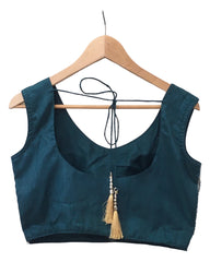 Turquoise Blue - Ready Made Lehenga Set - Size 12 - 38