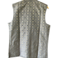 Silver / Light Grey - Mirror Work All Over Embroidered - Mens Indian Waistcoat - UK Stock - 24 hr Dispatch - KCS4782 03KP26