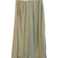 UK 16 / 42" - Cream / Light Gold - Crepe Ladies Sharara / Palazzo Trousers Suit - Sangeet / Henna / Temple - OC76137 TA