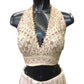Champagne / Beige - Designer Silky Lehenga Set - Weddings , Sangeet,  Henna, Haldi - 24h Dispatch - ZC2401 KVY 0124