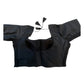 Black - HYBRID Silky Saree blouse - With Elastic on both side for Great fit - Size 36",38", 40" S M L  - VAM1216 Ap