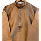 Rose Gold / Light Brown - Fantastic Mens Indian Kurta set - UK Stock - Weddings / Walimas , Sangeet, Diwali, Eid, Mehndi / Henna - NAD25701 KA