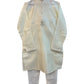 Off White / Cream - Silky Mens Indian Kurta set - UK Stock - Ideal to Pair with a Waistcoat - VEE2483 KH