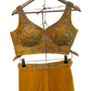 Size 12 (38") - Haldi Yellow - Designer Ladies Short Top Saree Suit - VMK Bhumi PY