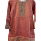 UK 12 / 38" - Coral Pink - Ladies Sharara / Palazzo Trousers Suit - UK Stock - Sangeet / Henna / Weddings - HEL6501 JY