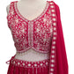 Size 14 / 40" Bust - Fuchsia Magenta - Ready Made Lehenga Set - UK Stock - 24h Dispatch - KTC24308 TY