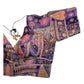 Lilac / Purple - Banarasi Brocade Saree / Lehenga blouse - 42" Bust (UK 16) Can be let out to size 18  - VFJ204 01KP25