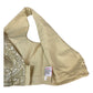 Light Gold - Full Sequins Designer Saree blouse with cups,  Sleeveless - 38" - UK Stock - Quick Delivery - RNK - N645-KV