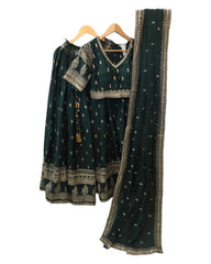 Amazing value  Bottle Green Lehenga Set - Size 12(38