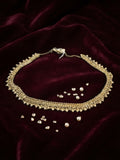 Royal Teardrop Kundan & Pearl Saree Belt (Kamarbandh) - 6BL68 10KA26
