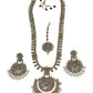 Antique Gold & Pearls - Antique Gold Finish Long Necklace set - Bollywood - Weddings - KAJ1046 11KA24