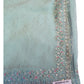 Sea Green - Chiffon - Party Wear Embroidiered Saree with Blouse Piece - SP250407 VT 0425