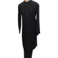 Black - Locknawi Chikankari Chiffon Self Brocade Mens Indian Kurta set - Weddings / Walimas , Sangeet, Mehndi / Henna , Eid / Diwali - BS2505 01TY25