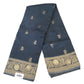 Grey - Traditional Handloom Banarasi Sari / Saree - with Blouse Piece - SN2402 11TY24