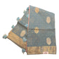 Sky / Light Blue - Handloom  - Chiffon Banarasi Saree with Blouse Piece - JOH1608 10TV25
