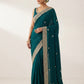 Turquoise Blue - Fancy Party Saree with Blouse Piece - UK stock - 24hr Dispatch - SP2603 VY