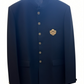 Size 42" Chest - Dark Navy Blue - PREMIUM Slim Fit Mens Jute BandhGala / Prince / Chinese Collar Jacket - Fantastic Fit - CS2603 TH