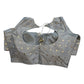 34", 38" & 42" - Silver Grey - Banarasi Brocade Saree / Lehenga Blouse -UK Stock - Quick Dispatch - X767 08Ap25 - Prachy Creations