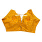 34", 38" & 42" - Yellow - Banarasi Brocade Saree / Lehenga Blouse -UK Stock - Quick Dispatch - X767 08Ap25 - Prachy Creations