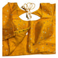 34", 38" & 42" - Yellow - Banarasi Brocade Saree / Lehenga Blouse -UK Stock - Quick Dispatch - X767 08Ap25 - Prachy Creations