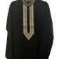 Black - Soft Cotton Silky Mens Kurta Set with Rich Embroidery- Sangeet Mehendi Haldi - KCS2002 06VY26