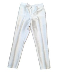 Cream / Off White - PREMIUM Mens Knee Length  Jacket with Long Waistcoat - Fantastic Fit - KCS6100 02PR25