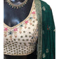 Green - Delicately Embroidered Chiffon Designer Lehenga Set - UK 12-16 - UK Stock - 24h Dispatch - NE2402 KYP 0724