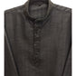 Black - Cotton Silk Brocade Mens Indian Kurta set - Weddings / Walimas , Sangeet, Eid, Mehndi / Henna - KCS1052 06VA24