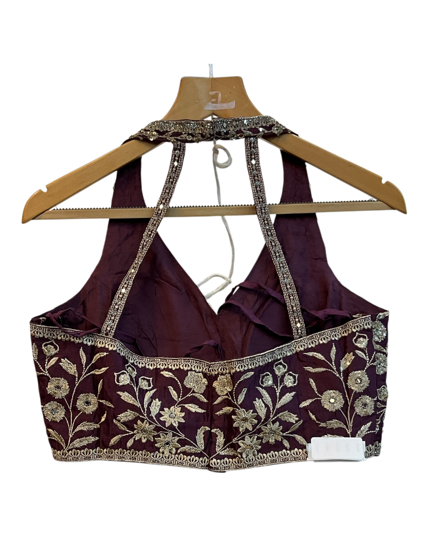 UK 12 / 38" - Wine - Designer Ladies Indian Short Top Palazzo Trousers Suit - UK Stock - 2/3 days delivery - VMK COBRA CY