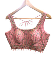 Designer Baby Pink Printed Ready Made Lehenga Set - Size 12 (14) UK Stock - 24h Dispatch -HD9104  CY 0323