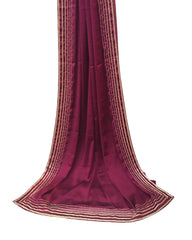 Magenta - Fancy Saree with Blouse Piece - VC2321 TP 0323