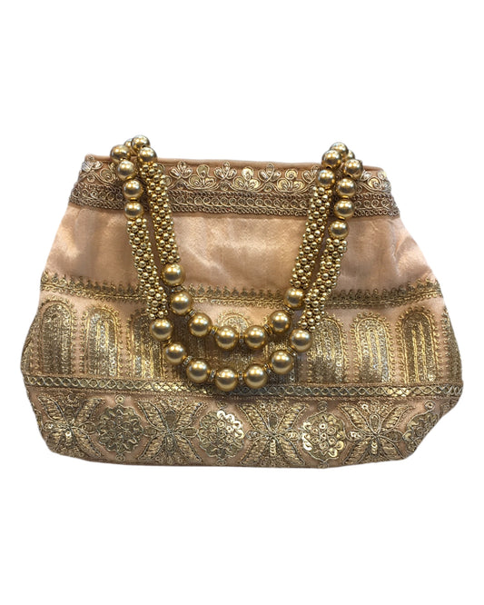 Baby Pink - Silky Bollywood Ladies HandBag - GJ22 10Pp24